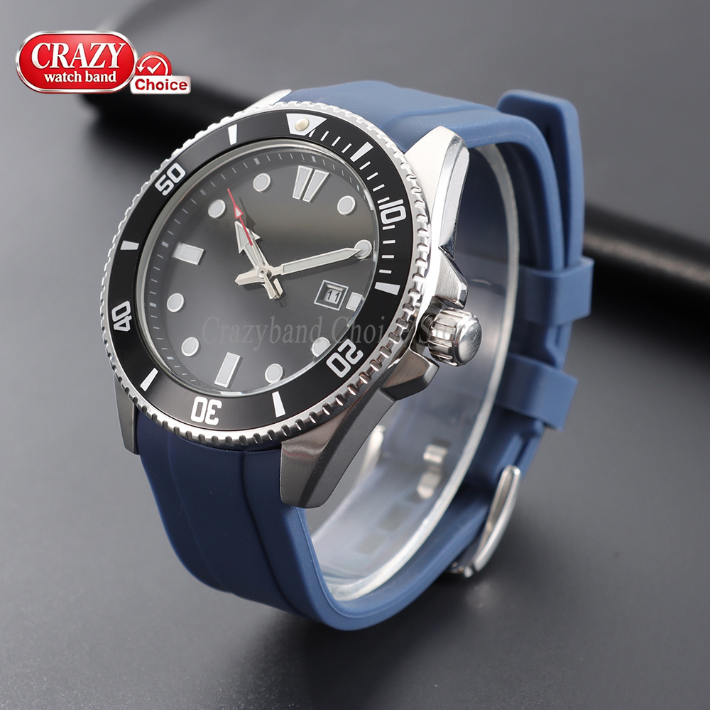 20mm22mm for Rolex Rubber Stra - огляд і ціна Suede Strap Watch