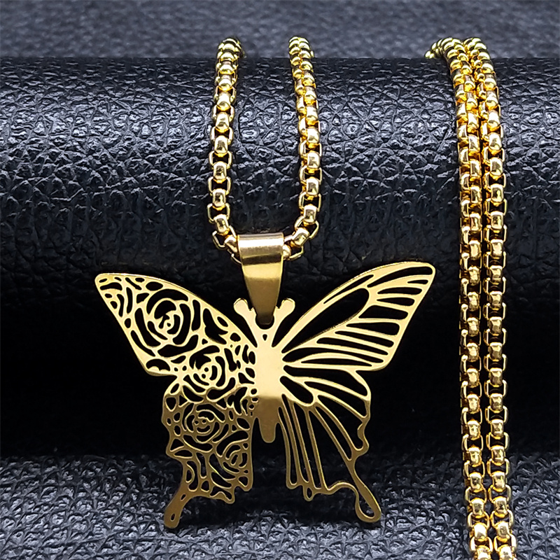 Aesthetic Butterfly Rose Flowe - огляд і ціна Butterfly Clasp Deployant