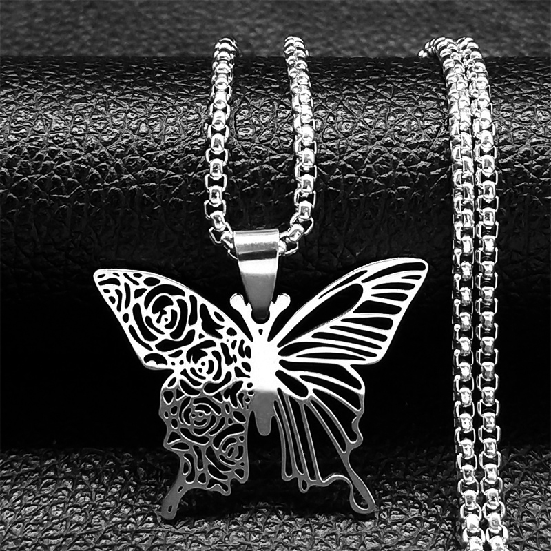 Aesthetic Butterfly Rose Flowe - огляд і ціна Butterfly Clasp Deployant