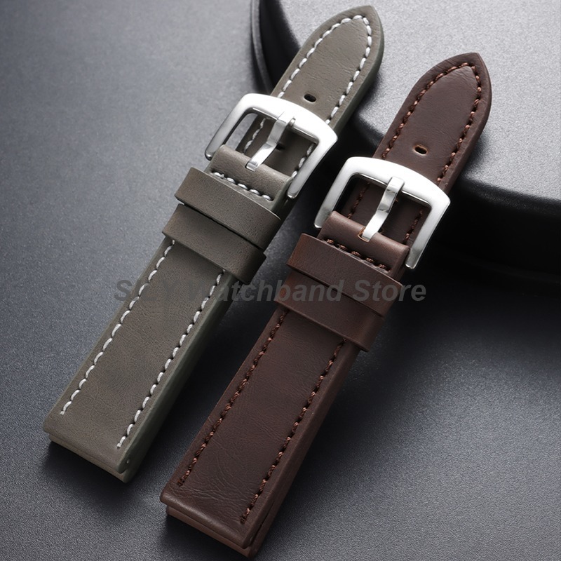 Genuine Leather Watchband 18mm - огляд і ціна Suede Strap Watch