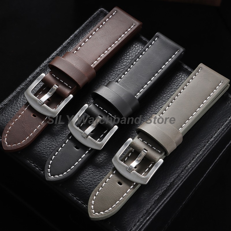 Genuine Leather Watchband 18mm - огляд і ціна Suede Strap Watch