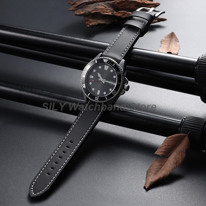 Genuine Leather Watchband 18mm - огляд і ціна Suede Strap Watch