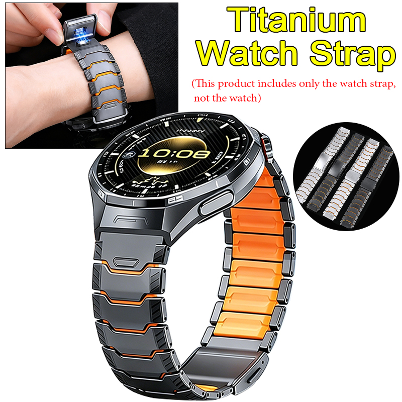 22mm Titanium Rubber Strap for - огляд і ціна Silicone Watch Band 22Mm