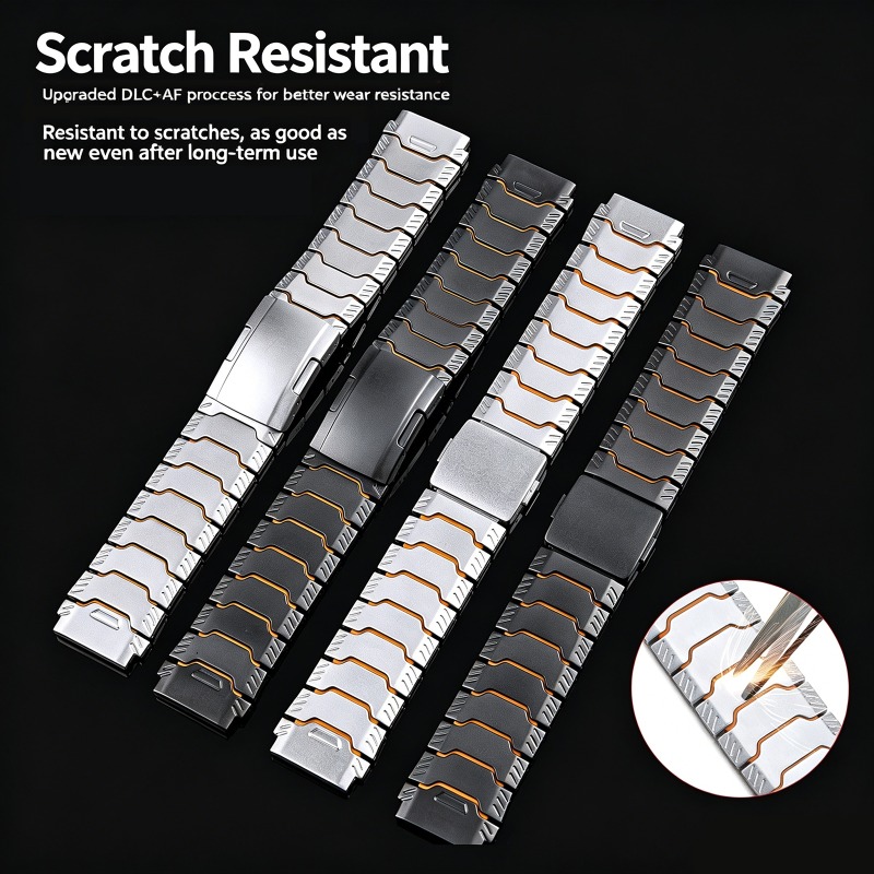 22mm Titanium Rubber Strap for - огляд і ціна Silicone Watch Band 22Mm