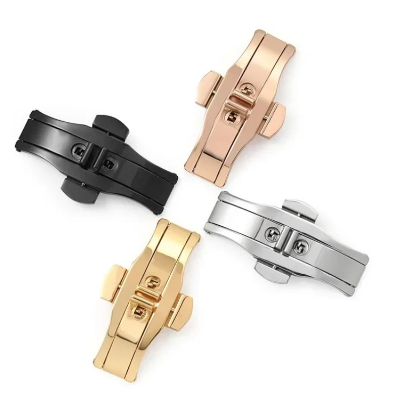 Polished Stainless Steel Buckl - огляд і ціна Butterfly Clasp Deployant