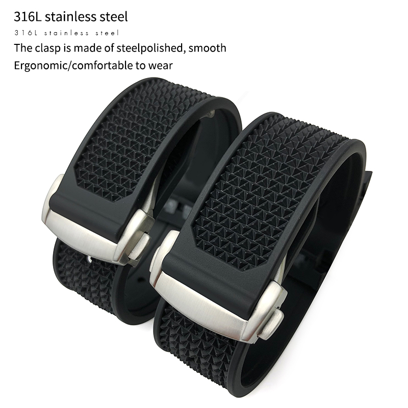 Rubber Watchband For Omega Spe - огляд і ціна Omega Watch Speedmaster