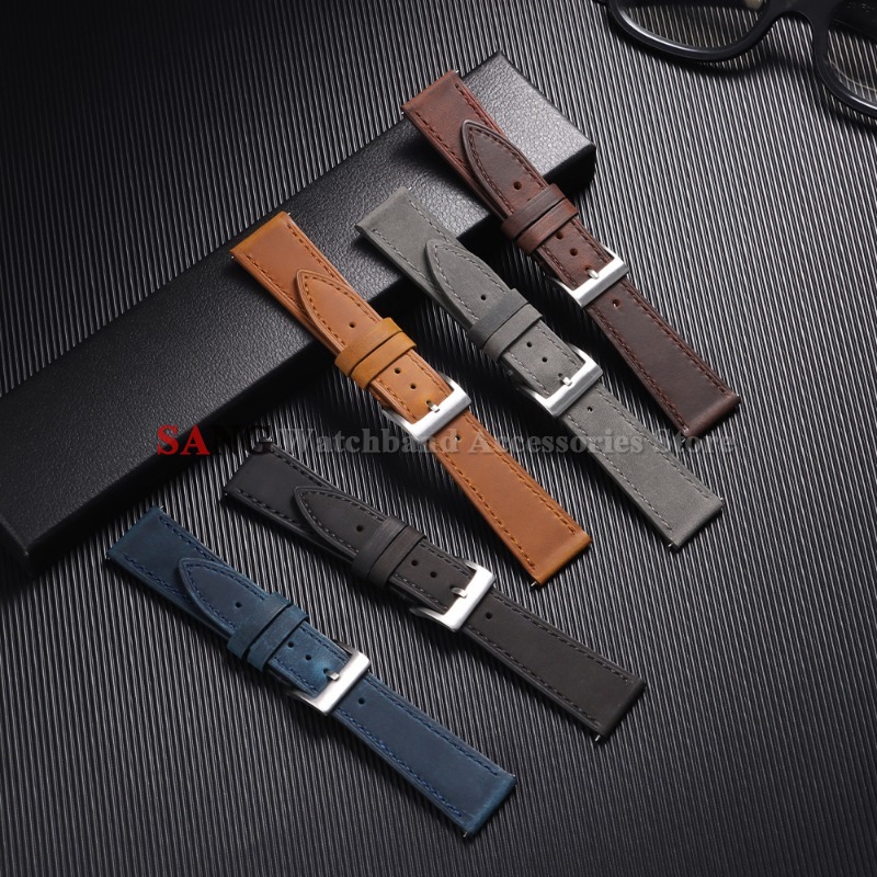 18mm 19mm 20mm 21mm 22mm 24mm  - огляд і ціна Suede Strap Watch