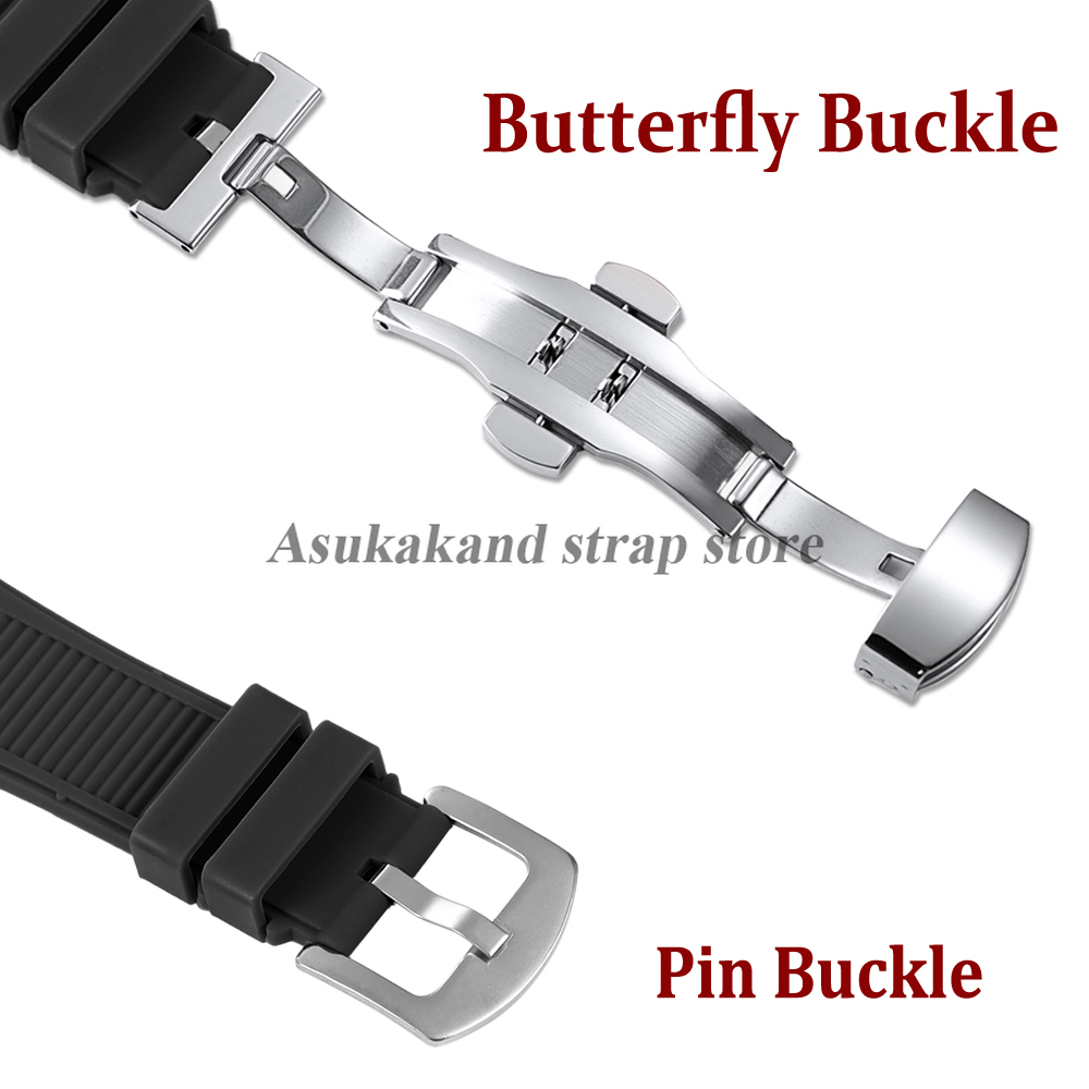 Silicone Watch Strap 25*13mm F - огляд і ціна Patek Philippe Watch Aquanaut