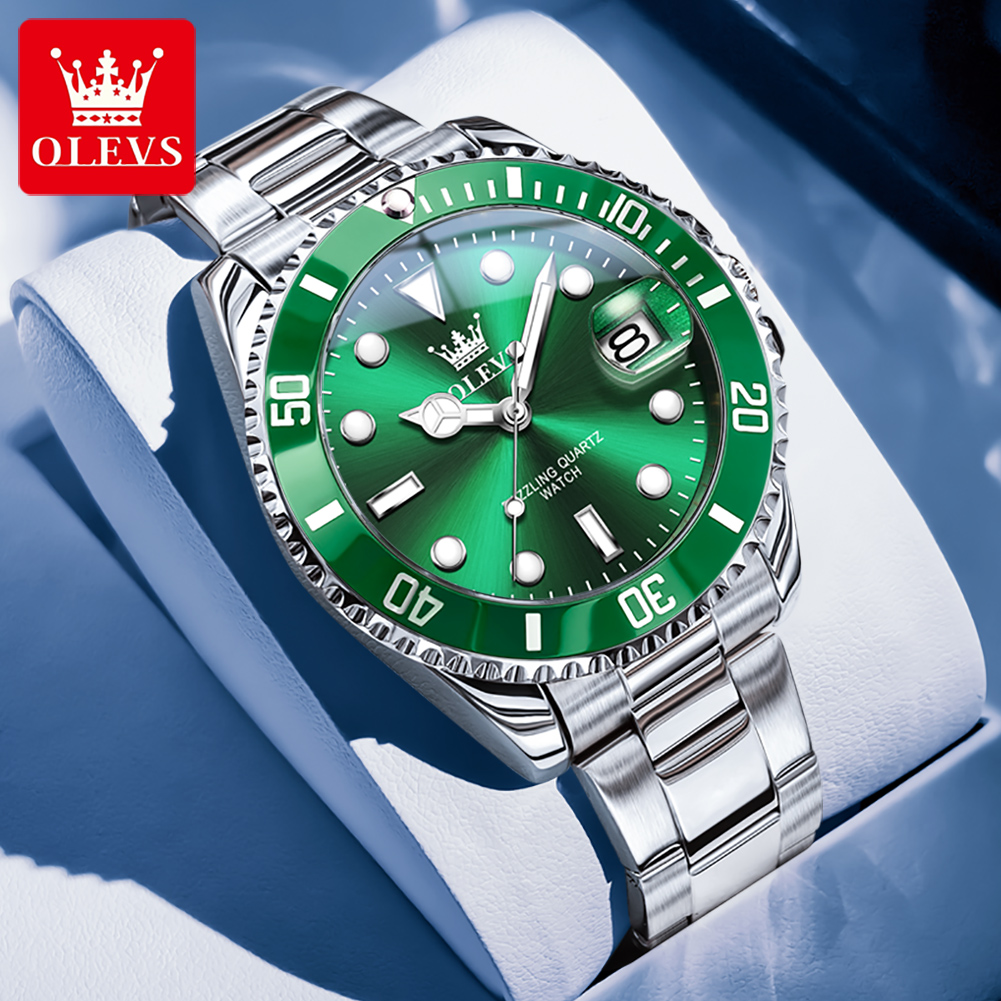 OLEVS Men's Watches 5885G Top  - огляд і ціна Rolex Watch Datejust