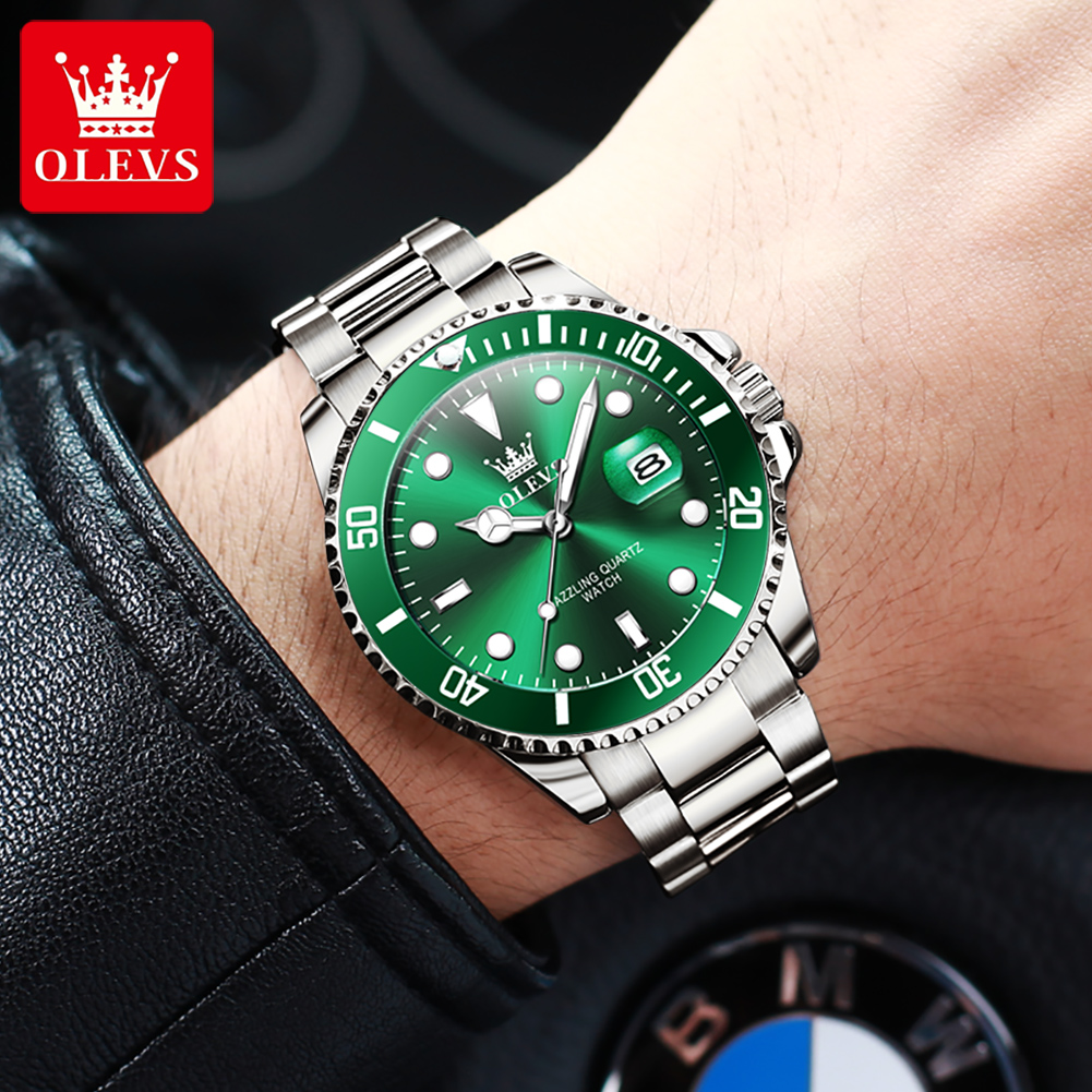 OLEVS Men's Watches 5885G Top  - огляд і ціна Rolex Watch Datejust